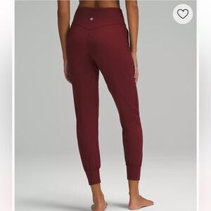 Lululemon high rise align joggers color cassis